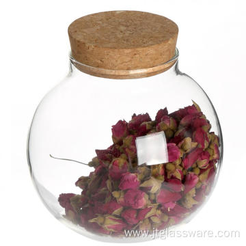 Heat resistant food jar glass